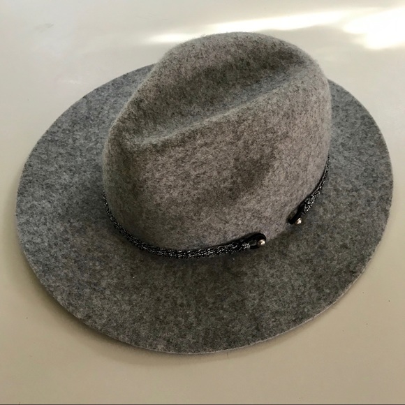 Anthropologie Accessories - Unworn Anthropologie Grey Felt Hat by Echo
